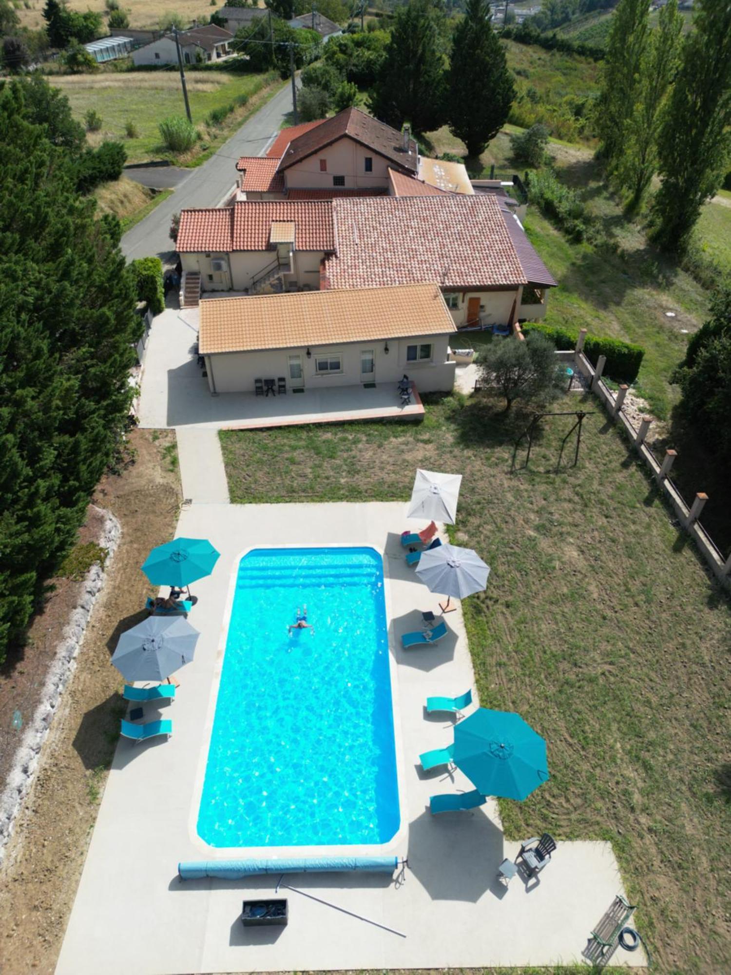 Logis Des Cretes De Pignols Hotel Moissac Eksteriør billede